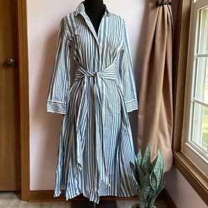 Hugo Boss striped shirt dress